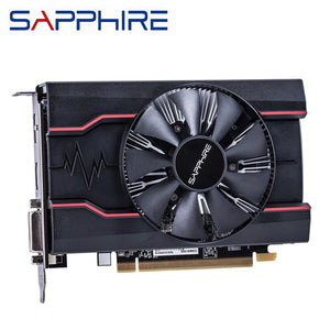 SAPPHIRE RX550 4GB Graphics Cards GPU Original AMD Radeon RX 550 4GB GDDR5 Video Cards Desktop PC Computer Game Map PCI-E X16