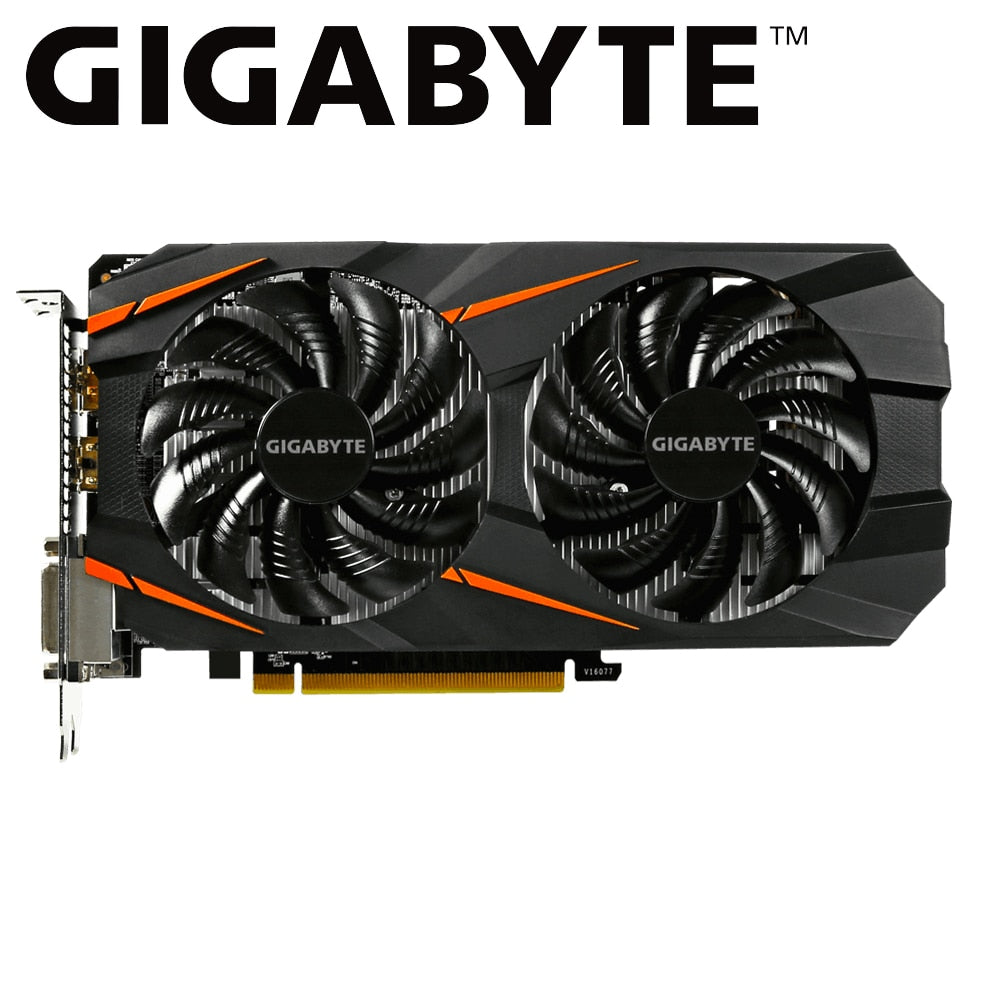 GIGABYTE gtx 1060 6gb Graphic Card NVIDIA Geforce gtx1060 GDDR5 192 Bit gaming pc used video card