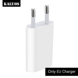 1m 2m 3m USB Charging Cable + EU Plug USB Charger for iPhone