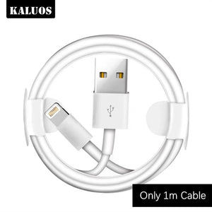1m 2m 3m USB Charging Cable + EU Plug USB Charger for iPhone
