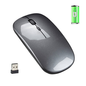 Wireless 2.4G Rechargeable Charging Mouse Ultra-Thin Silent Mute Office Notebook Mice Opto-electronic For Home Office