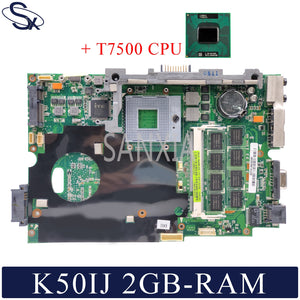 KEFU K50IJ Laptop motherboard for ASUS K40IJ K60IJ X5DIJ P81IJ P50IJ K40IN K50IN K40AB K50AB K50AF original mainboard 2G-RAM