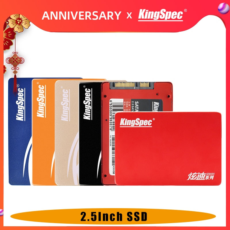 KingSpec HDD 2.5 Inches SATA 32GB 64GB 90GB 120GB 240GB SSD 1TB 128GB 180GB 256GB 360GB 480GB 512GB 960GB SSD Hard Drive Disco