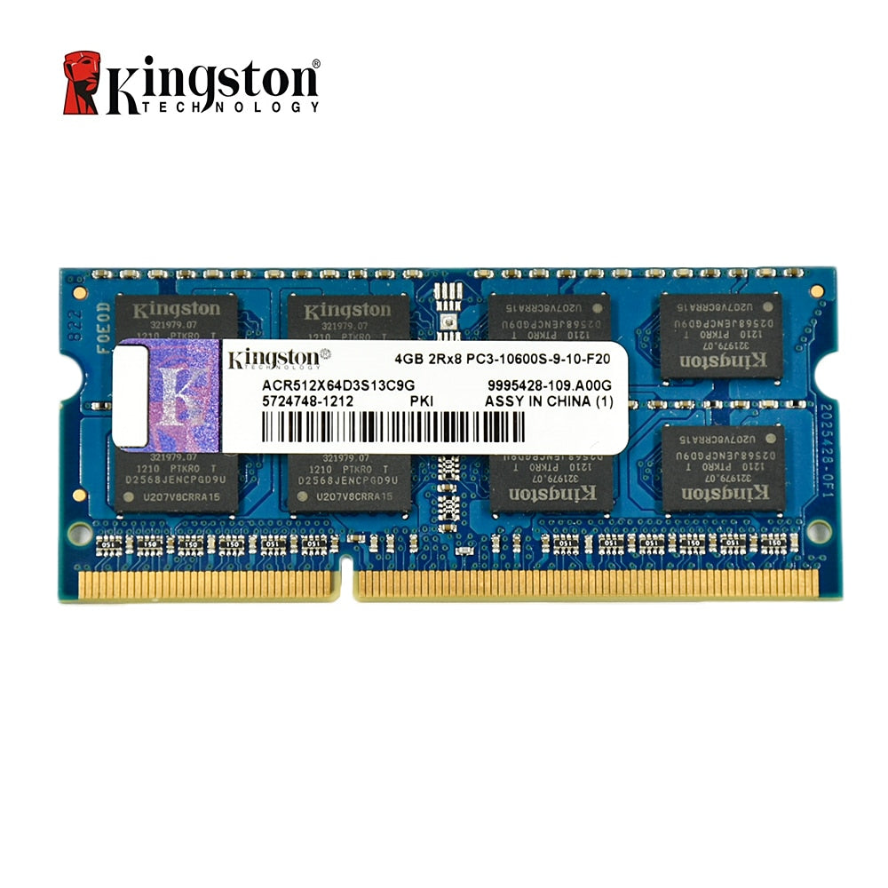 Kingston ram memory ddr3 2G 4GB 8GB 1333MHZ PC3-10600S 1600MHZ 12800S Memory DDR3 8 GB  204pin 1.5V Laptop Notebook SODIMM RAM