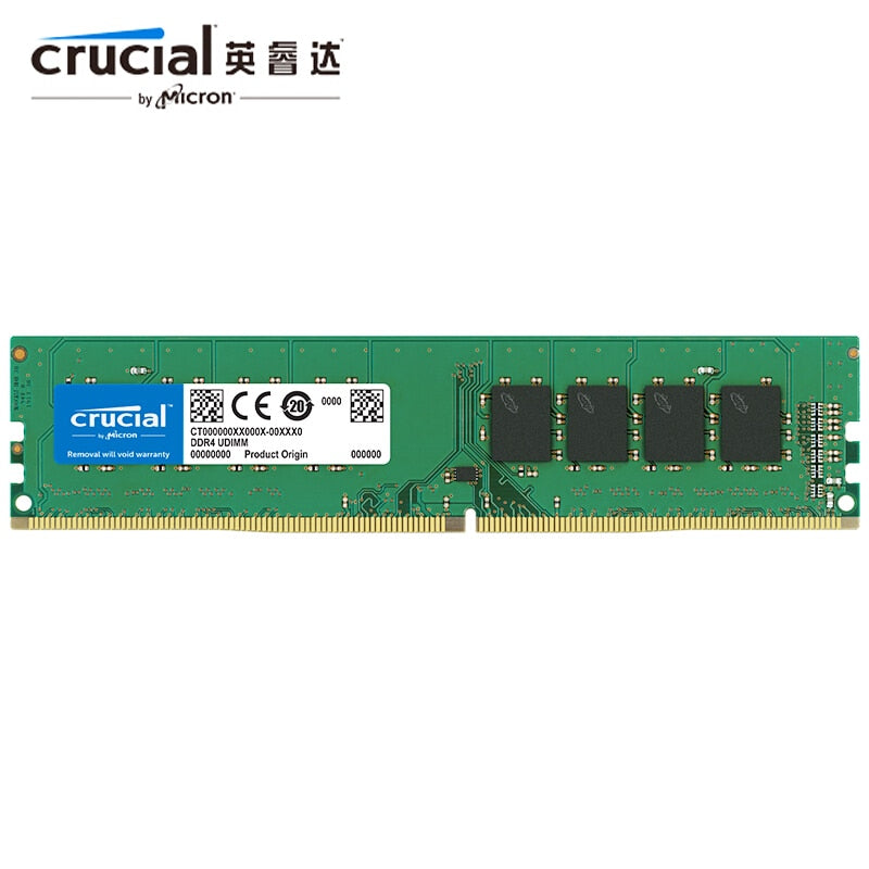 Crucial RAM DDR4 4G 8G 16G 2666 RAM DDR4-2666MHz 288-Pin For Desktop